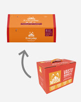 MUSH Everyday Rød - Gris, Okse og Laks - 2x9kg