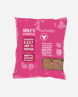 Wolf's Menu – Whelp – BARF hvalpefoder med okse – single protein – 800 g