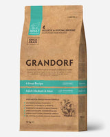 Grandorf Adult 4 Meat - Lam, Kalkun, And og Vildsv - Grandorf - Petlux