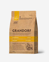 Grandorf Adult Mini 4 Meat - Lam, Kalkun, And og V - Grandorf - Petlux