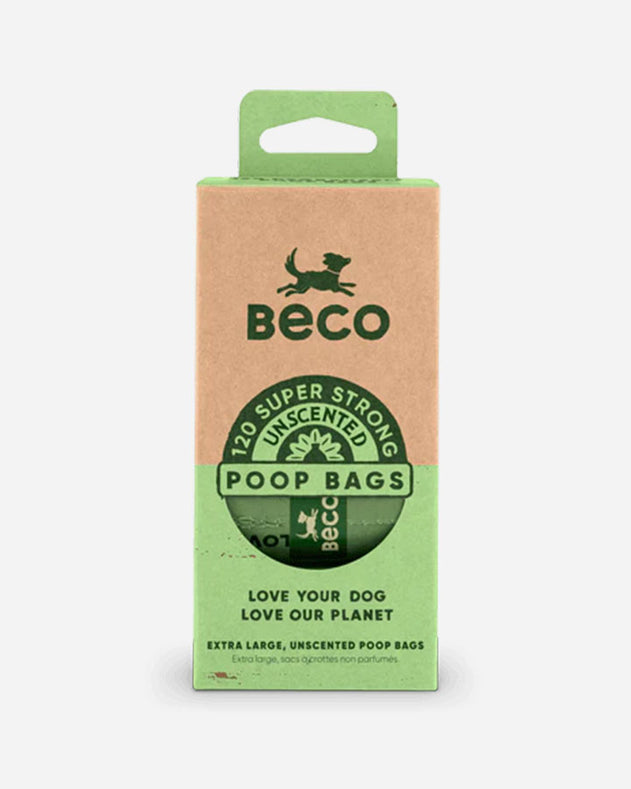 Beco Recycled Høm Høm poser -  8 ruller med 120 hundeposer