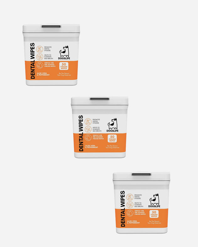 Tandservietter fra Dogslife - 3-pack