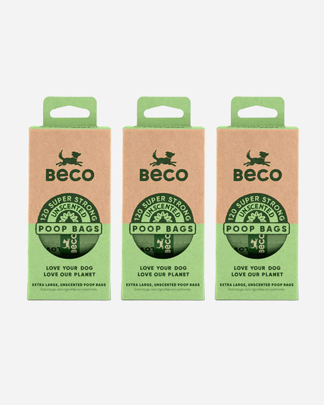 Beco hundeposer poser - Uden duft - 3-pack (360 poser)