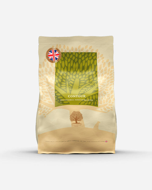 Essential Foods Contour – 2.5 kg – Kornfrit hundefoder med små foderpiller