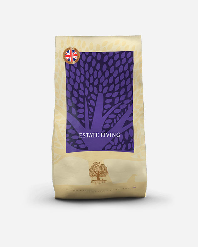 Essential Foods Estate Living – 10 kg – Kornfrit hundefoder med lam og hjort