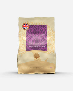 Essential Foods Highland Living – 2.5 kg – Kornfrit hundefoder med kalkun, okse og laks