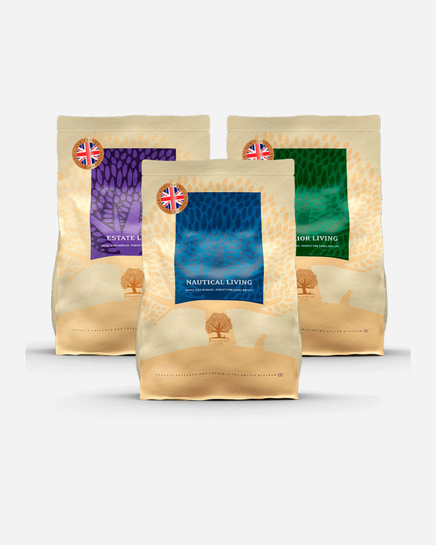 Essential Foods - Smagspakke 3x2.5 kg - Superior & Nautical & Estate