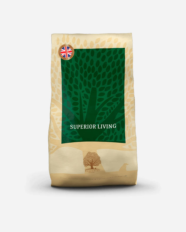 Essential Foods Superior Living – 10 kg – Kornfrit hundefoder med kylling og and
