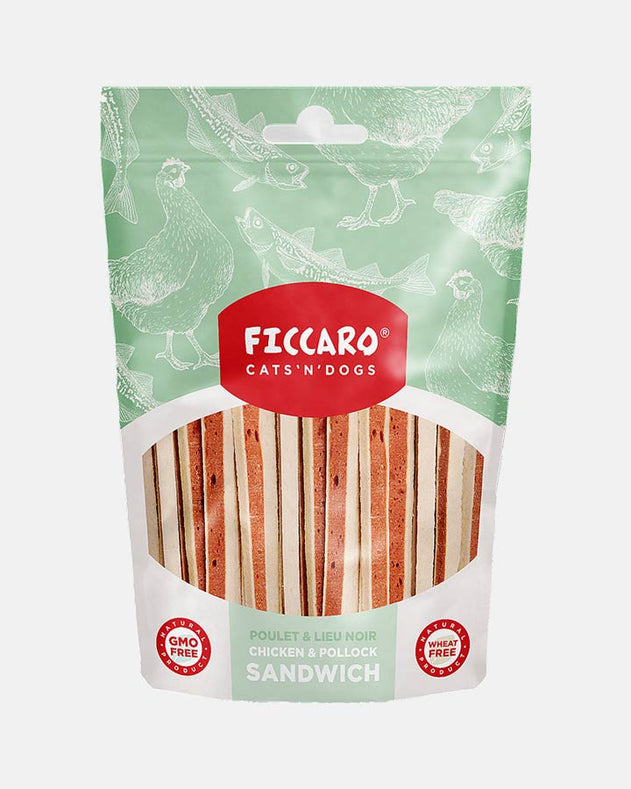 Ficcaro Chicken & Pollock Sandwich - Kylling og Sej fisk