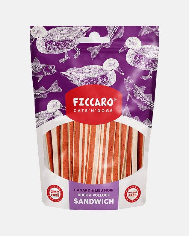 Ficcaro Duck & Pollock Sandwich - And og Sej fisk