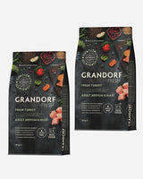 Grandorf Fresh Adult Medium & Maxi – Frisk kalkun & sød kartoffel 2 x 10 kg