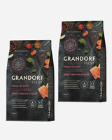 Grandorf Fresh Adult Medium & Maxi – Frisk laks & sød kartoffel 2 x 10 kg