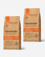 Grandorf Junior Medium & Maxi – lam og kalkun – 2 x 10 kg