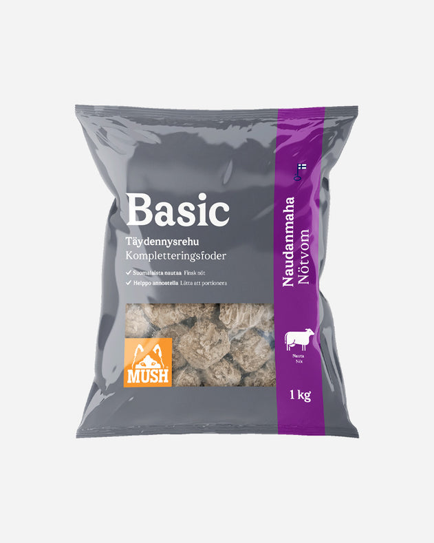 MUSH Basic Oksekallun - 1kg
