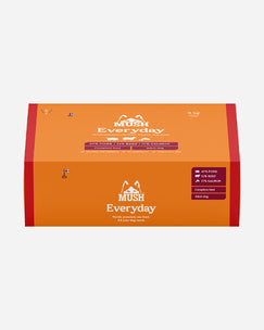 MUSH Everyday Rød - Gris, Okse og Laks - 9kg
