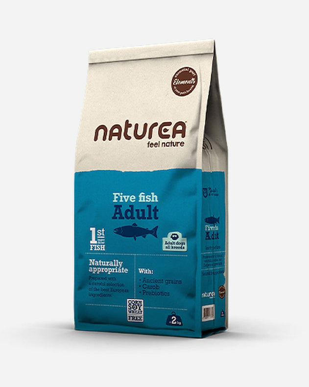 Naturea Elements Adult Five Fish – fem fisk – 12 kg