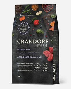 Grandorf Fresh Adult Medium & Maxi – Frisk lam & sød kartoffel 10 kg
