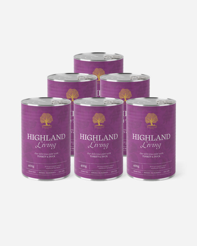 Essential Highland Living Paté - Kalkun & and (6x400g)