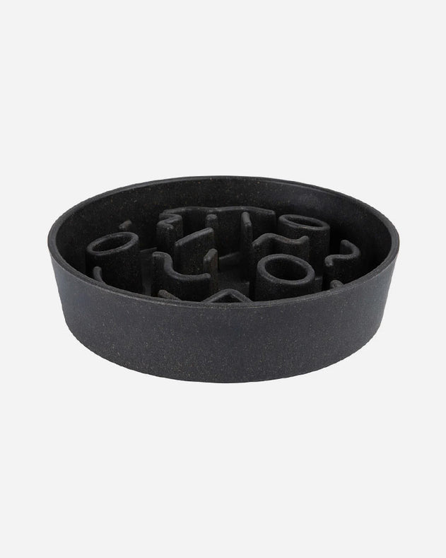 District 70 Bamboo Slow Feeder - Dark Grey - Ø28cm