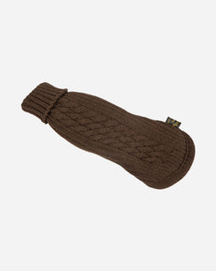 Brun strikket hundesweater fra Fashion Dog - art.  - Fashion Dog - Petlux