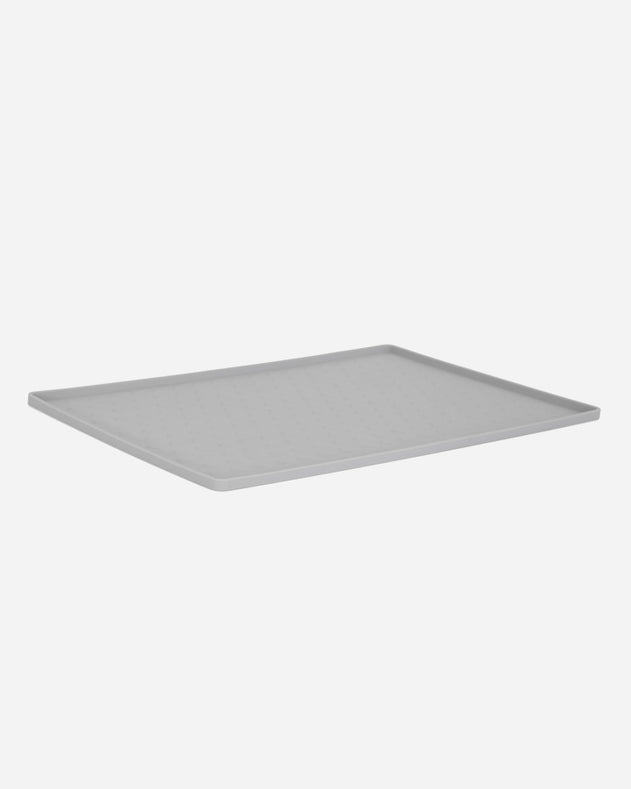 Underlag til Mad- og Vandskåle i Silicone - Grå - Pyramide