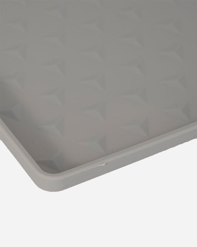 Underlag til Mad- og Vandskåle i Silicone - Grå - Pyramide